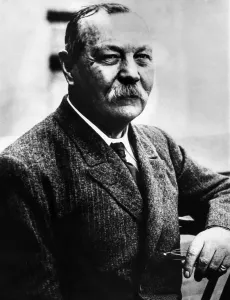 Doyle Prints: Sir Arthur Conan Doyle (1859-1930). Courtesy: CSU Archives/Everett Collection