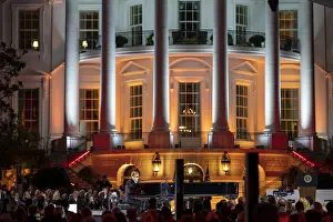 Playing Piano Prints: Sir Elton John performs on the South Lawn of the White House, Sept. 23, 2022