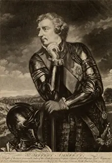 1760s Prints: Sir Jeffery Amherst, was Commander in Chief of his Majestys Forces in North America