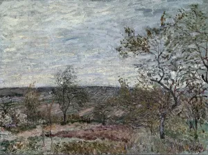 1882 Prints: SISLEYAlfred (1839-1899). Windy Day at Veneux