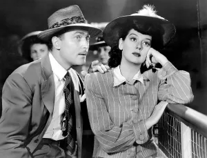 Daydreaming Prints: MY SISTER EILEEN, from left, Brian Aherne, Rosalind Russell, 1942
