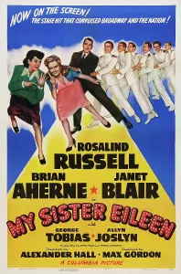 Brian Prints: MY SISTER EILEEN, US poster, from left: Rosalind Russell, Janet Blair, Brian Aherne, 1942