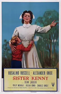 Images Dated 3rd December 2014: SISTER KENNY, US poster art, Rosalind Russell, 1946