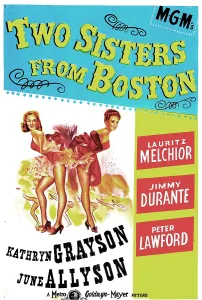 Dancers Prints: TWO SISTERS FROM BOSTON, US poster, from left: June Allyson, Kathryn Grayson, 1946