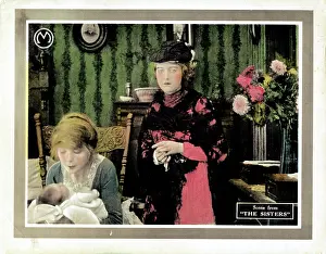 Baby Prints: THE SISTERS, from left, Lillian Gish, Dorothy Gish, 1914