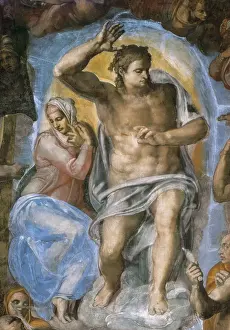 Arezzo Prints: Sistine Chapel. The Last Judgement