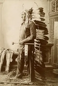 North American Indian Prints: Sitting Bull, 1888, studio photo by David Francis Barry