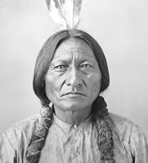 Braids Prints: Sitting Bull, ca. 1883, photo by David Francis Barry