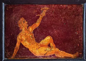 Thirst Prints: Sitting Satyr, by unknown artist