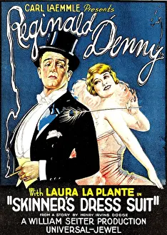 Top Hat Prints: SKINNER'S DRESS SUIT, left to right: Reginald Denny, Laura La Plante, 1926