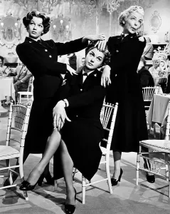 Vivian Prints: SKIRTS AHOY!, from left: Joan Evans, Esther Williams, Vivian Blaine, 1952