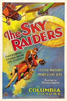 Airplane Prints: THE SKY RAIDERS, from left: Lloyd Hughes, Marceline Day, 1931