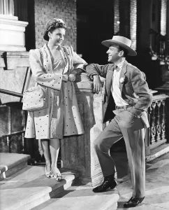 Shoulder Bag Prints: THE SKY'S THE LIMIT, from left: Joan Leslie, Fred Astaire, 1943