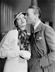 Kissing Cheek Prints: SKYSCRAPER SOULS, from left, Hedda Hopper, Warren William, 1932