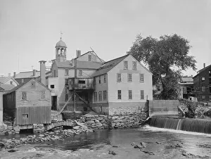 1790s Prints: Slater Mill, Pawtucket, Rhode Island, photographed in 1890