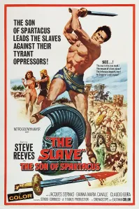 Reeves Prints: THE SLAVE, (aka IL FIGLIO DI SPARTACUS), Steve Reeves on poster art, 1962