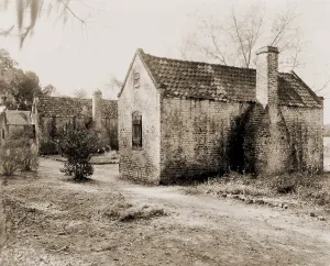 Brick Prints: Slave cabins, built before the Civil War