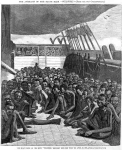 Crowded Prints: The slave deck of the ship Wildfire