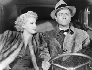 Steering Wheel Prints: SLIGHTLY DANGEROUS, from left: Lana Turner, Robert Young, 1943