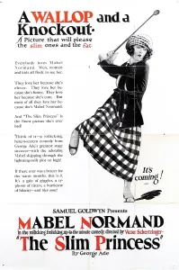 Golf Club Prints: THE SLIM PRINCESS, Mabel Normand, 1920
