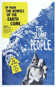 1963 Movies Prints: THE SLIME PEOPLE, US poster art, right: Judee Morton, 1963