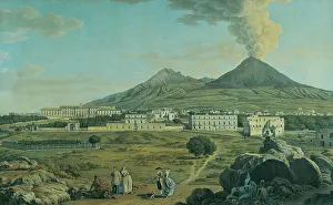 Noble Prints: The Slopes of Vesuvius from Portici (Alle falde del Vesuvio da Portici)