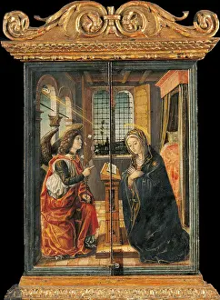Board Prints: Small altar with painted doors