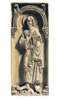 Gospels Prints: Small chest of the ivories of Saint John and Saint Pelayo