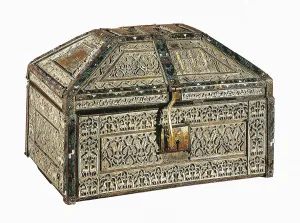 Hispano Arab Prints: Small chest of Palencia. ca. 1050