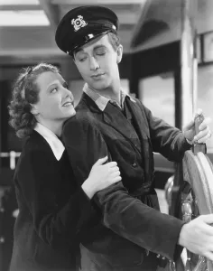 SMALL TOWN GIRL, from left: Janet Gaynor, Robert Taylor, 1936