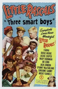 Bobby Prints: THREE SMART BOYS, US poster, top from left: Spanky McFarland