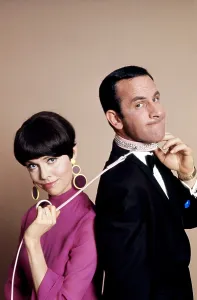 Adams Prints: GET SMART, from left, Barbara Feldon, Don Adams, 1965-70 (1965 photo)