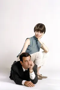 Adams Prints: GET SMART, from left, Don Adams, Barbara Feldon, 1965-70 (1965 photo)
