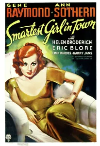 Sothern Prints: SMARTEST GIRL IN TOWN, Ann Sothern, 1936