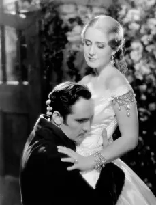 Ringlets Prints: SMILIN THROUGH, from left, Fredric March, Norma Shearer, 1932