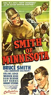 Sport Prints: SMITH OF MINNESOTA, US poster, top: Bruce Smith