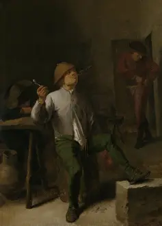 Customers Prints: The Smoker, by Adriaen Brouwer