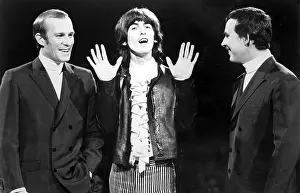 Images Dated 21st August 2025: SMOTHERS BROTHERS COMEDY HOUR, Tommy Smothers, George Harrison, Dick Smothers, 1967-70