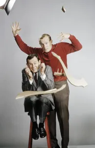 The Smothers Brothers, (from left): Dick Smothers, Tommy Smothers, April 5, 1969
