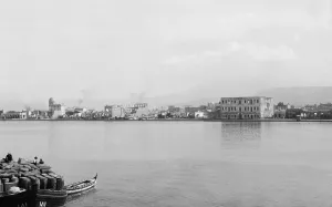 Port Prints: Smyrna, Turkey, from the sea after the fire of Sept. 1922