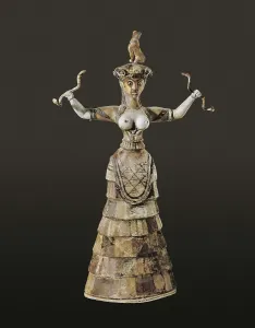Ellas Prints: Snake Goddess or Household Goddess