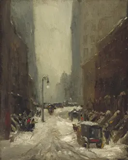 Lcgr1606 Prints: Snow in New York, by Robert Henri