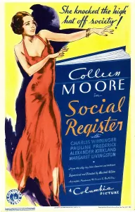 2009 Prints: SOCIAL REGISTER, Colleen Moore on midget window card, 1934