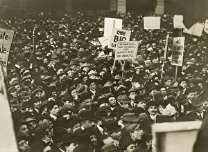 Demonstration Prints: Socialists at the May Day rally in Union Square, New York City, May 1, 1912