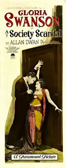 1924 Movies Prints: A SOCIETY SCANDAL, from left: Rod La Rocque, Gloria Swanson, 1924