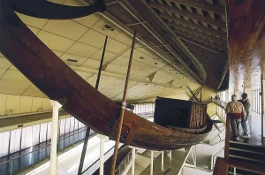 Giza Prints: Solar boat. 25th c. BC. Solar boat