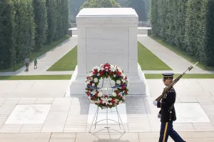 Cemetery Prints: A soldier guards the Tomb of the Unknown Soldier at Arlington National Cemetery