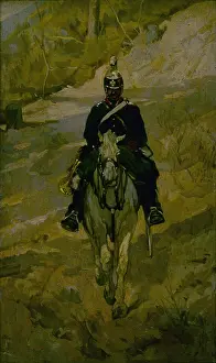 External Prints: Soldier on horseback (Soldato a cavallo), by Giovanni Fattori, c