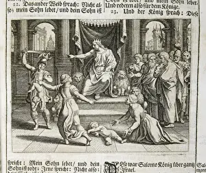Old Women Prints: SOLOMON ( -931 BC). King of the Jews from 970 to 931 BC