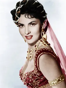 Beaded Accessory Prints: SOLOMON AND SHEBA, Gina Lollobrigida, 1959